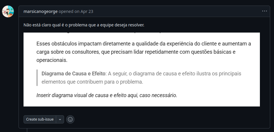 Solicitação do Professor