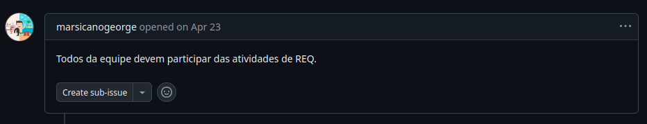 Solicitação do Professor