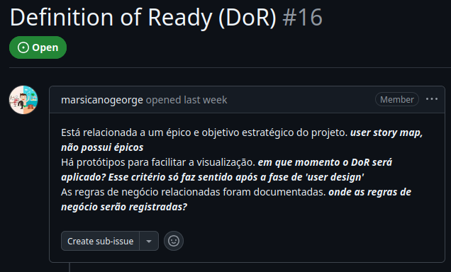 Solicitação do Professor