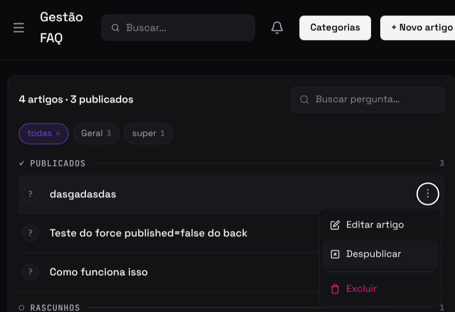 Evidência de RF33 — F17