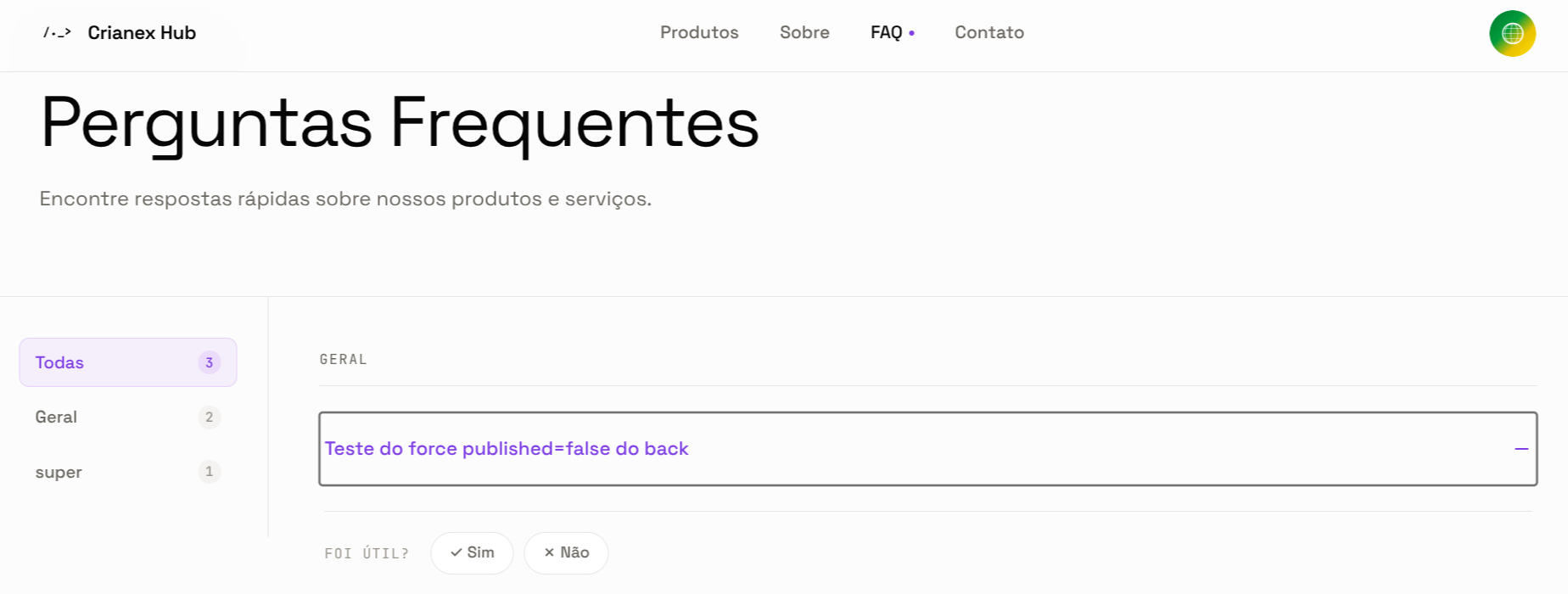 Evidência de RF34