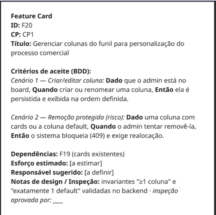 Feature Card — F20