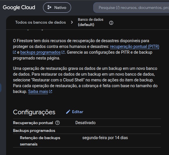 Evidência de tempo de resposta da API