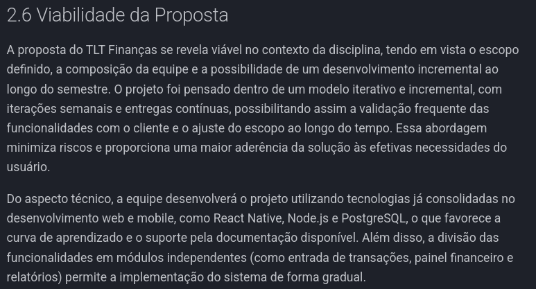 Análise de Viabilidade